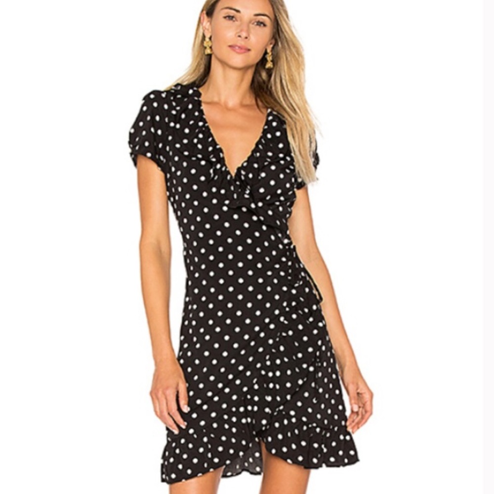 Revolve Lioness Polka Dot Dress
